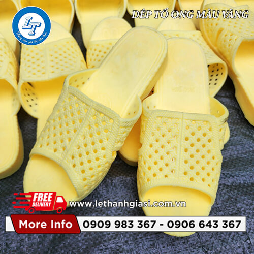 sỉ dép tổ ong màu vàng ở Tiền Giang 2 sỉ dép tổ ong màu vàng ở Tiền Giang 2