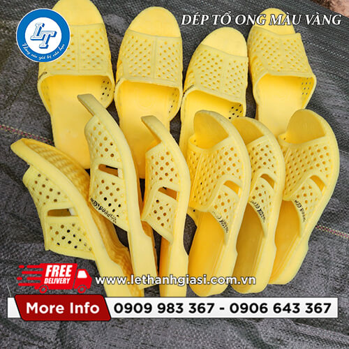 sỉ dép tổ ong màu vàng ở Tiền Giang 5 sỉ dép tổ ong màu vàng ở Tiền Giang 5