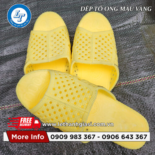 sỉ dép tổ ong màu vàng ở Tiền Giang 1 sỉ dép tổ ong màu vàng ở Tiền Giang 1
