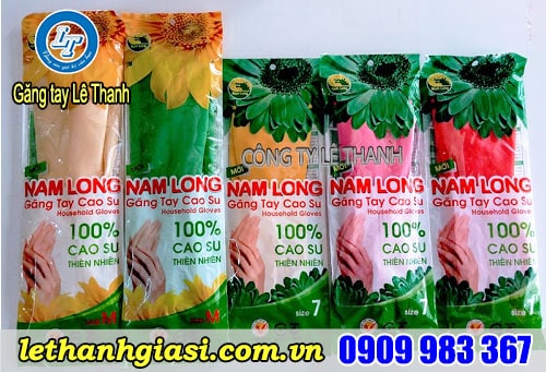 Bỏ mối găng tay cao su Nam Long dùng rửa chén Găng tay cao su Nam Long