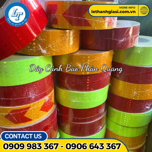 Cuộn decal phản quang cảnh báo 4 Cuộn decal phản quang cảnh báo 4