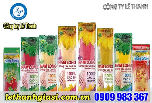 Bỏ mối găng tay cao su Nam Long dùng rửa chén Găng tay cao su Nam Long