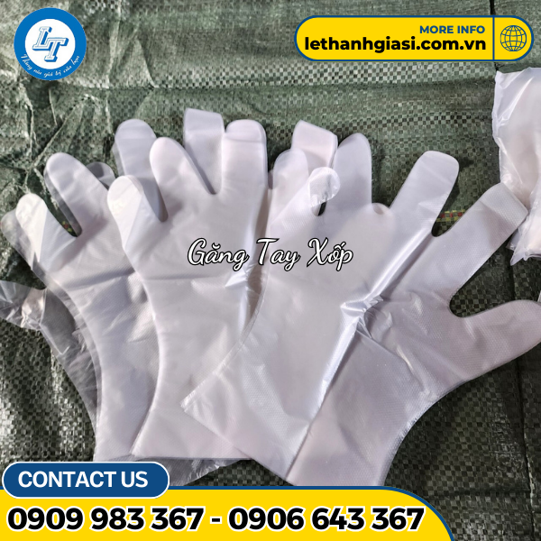 găng tay nilon thường 3 găng tay nilon thường 3