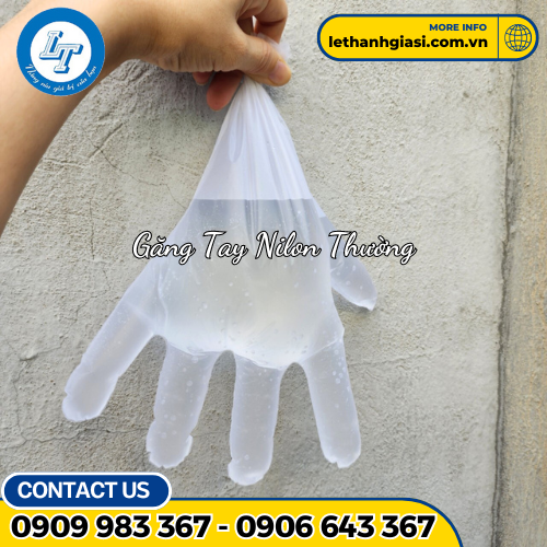 găng tay nilon thường 2 găng tay nilon thường 2