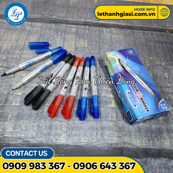 bút lông dầu kim Thiên Long bút lông dầu kim Thiên Long