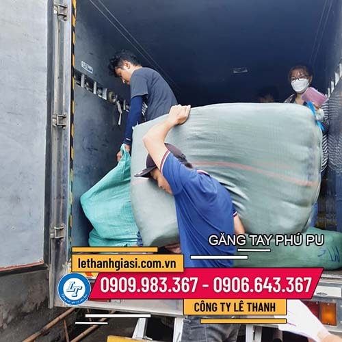 găng tay phủ PU trắng giá sỉ Lê Thanh găng tay phủ PU trắng giá sỉ Lê Thanh