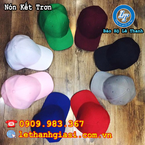 nơi sản xuất bỏ mối nón kết trơn đủ màu nón kết trơn