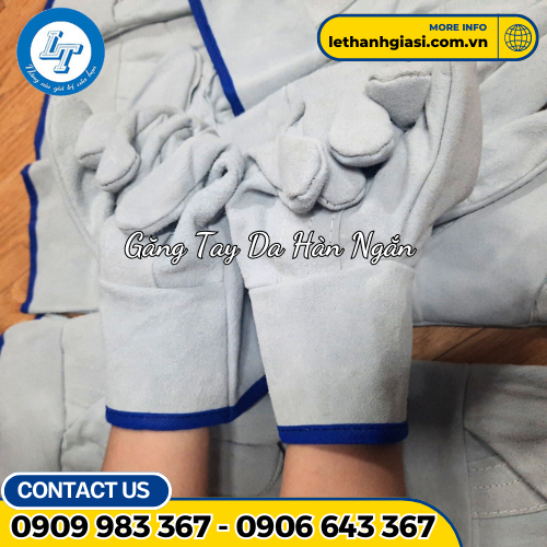 găng tay da hàn loại ngắn 3 găng tay da hàn loại ngắn 3