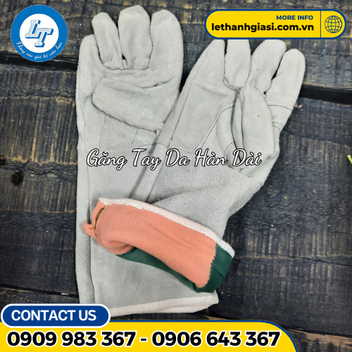 găng tay da hàn loại dài 3 găng tay da hàn loại dài 3