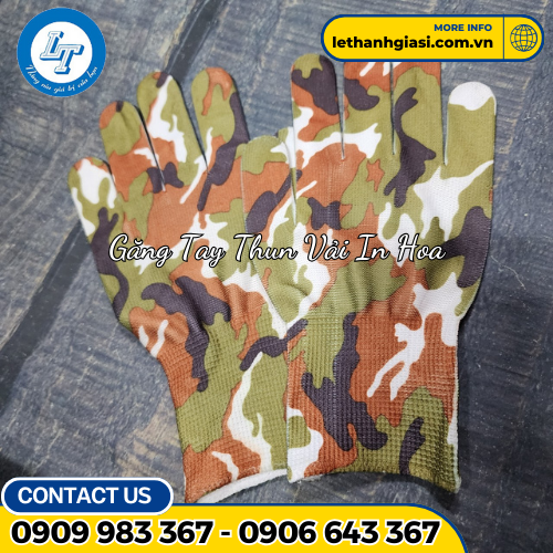 găng tay thun vải bông hoạ tiết giá sỉ cực rẻ 2 găng tay thun vải bông hoạ tiết giá sỉ cực rẻ 2