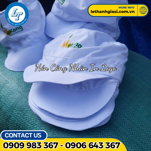 Xưởng giá rẻ nón công nhân in logo theo yêu cầu 2 Xưởng giá rẻ nón công nhân in logo theo yêu cầu 2