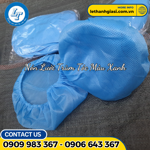 Nón lưới bao tóc màu xanh 1 Nón lưới bao tóc màu xanh 1