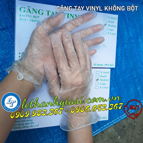 GĂNG TAY VINYL KHÔNG BỘT nấu ăn rửa chén giá sỉ GĂNG TAY VINYL KHÔNG BỘT nấu ăn rửa chén giá sỉ