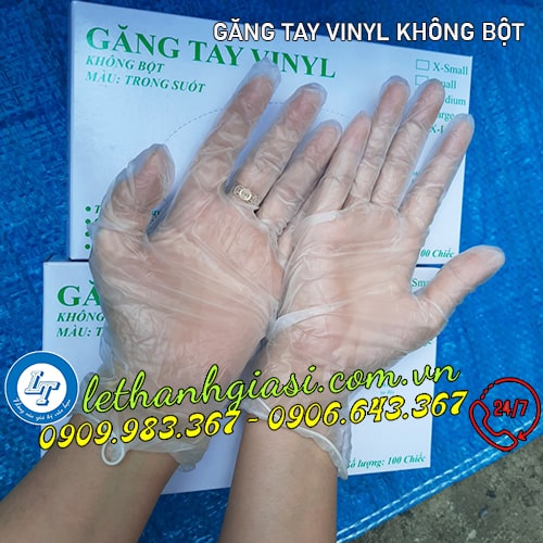 GĂNG TAY VINYL KHÔNG BỘT nấu ăn rửa chén giá sỉ GĂNG TAY VINYL KHÔNG BỘT nấu ăn rửa chén giá sỉ