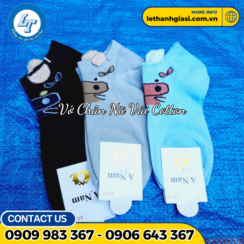 vớ nữ cotton - Thấm hút mồ hôi - Bán sỉ giá cực tốt 1 vớ nữ cotton - Thấm hút mồ hôi - Bán sỉ giá cực tốt 1