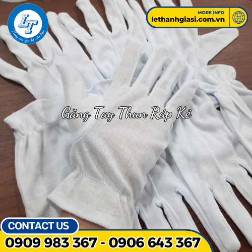 găng tay thun ráp kẻ 1 găng tay thun ráp kẻ 1