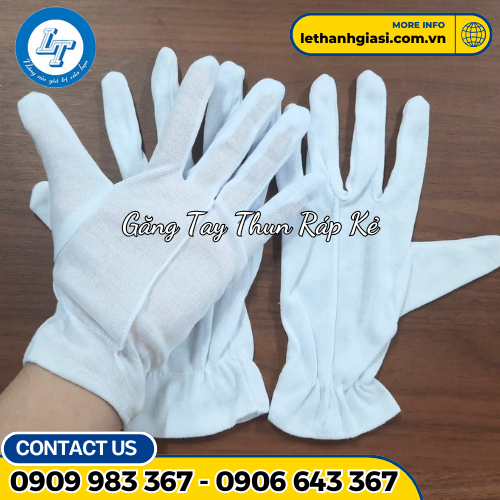 găng tay thun ráp kẻ 2 găng tay thun ráp kẻ 2