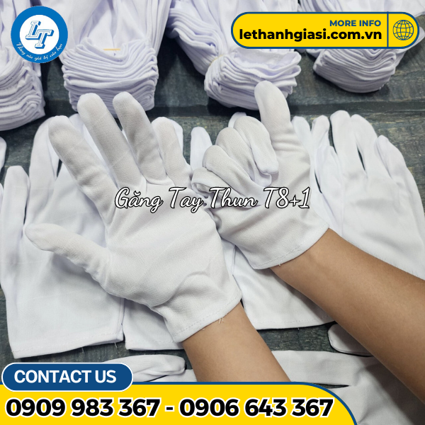 găng tay thun T8+1 găng tay thun T8+1