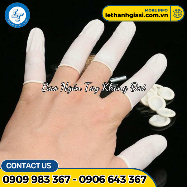 BAO NGÓN TAY CAO SU KHÔNG ĐAI BAO NGÓN TAY CAO SU KHÔNG ĐAI