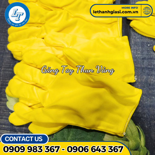 găng tay thun vàng 2 găng tay thun vàng 2