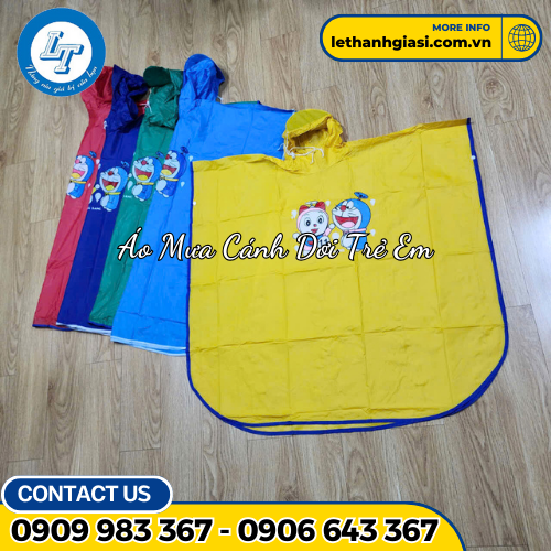 áo mưa cánh dơi trẻ em 3 áo mưa cánh dơi trẻ em 3