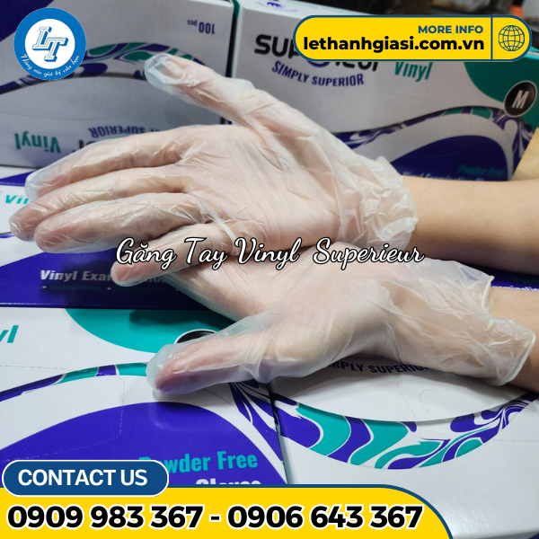 găng tay vinyl superieur găng tay vinyl superieur