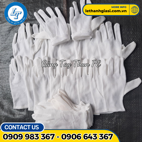 găng tay thun pe 2 găng tay thun pe 2