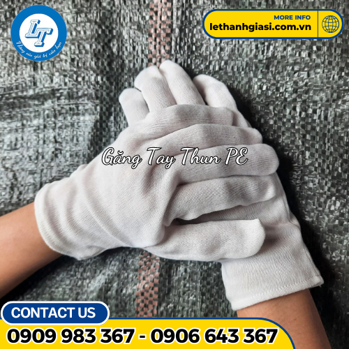 găng tay thun pe 3 găng tay thun pe 3