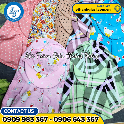 Nơi bán giá rẻ mũ trùm đầu chống nắng 3 Nơi bán giá rẻ mũ trùm đầu chống nắng 3