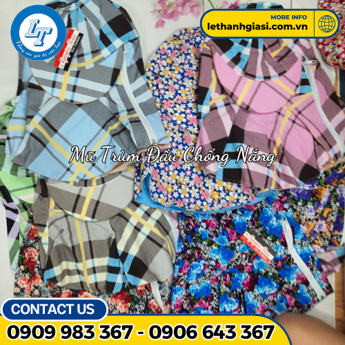 Nơi bán giá rẻ mũ trùm đầu chống nắng 4 Nơi bán giá rẻ mũ trùm đầu chống nắng 4