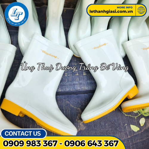 ủng trắng đế vàng thuỳ dương giá xưởng siêu sỉ rẻ 3 ủng trắng đế vàng thuỳ dương giá xưởng siêu sỉ rẻ 3