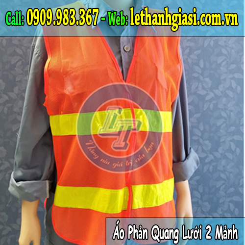 đại lý cung cấp áo phản quang lưới 2 mảnh siêu rẻ áo phản quang