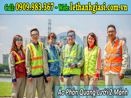 đại lý cung cấp áo phản quang lưới 2 mảnh siêu rẻ áo phản quang