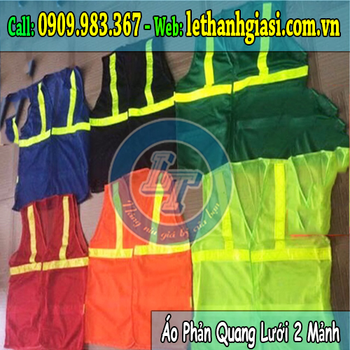 đại lý cung cấp áo phản quang lưới 2 mảnh siêu rẻ áo phản quang