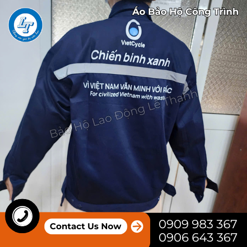 áo bảo hộ công trình giá sỉ cực rẻ bền đẹp, thoáng mát 2 áo bảo hộ công trình giá sỉ cực rẻ bền đẹp, thoáng mát 2