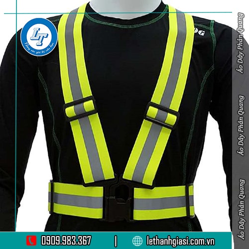 Áo dây phản quang an toàn về đêm, đi chơi lễ áo dây phản quang