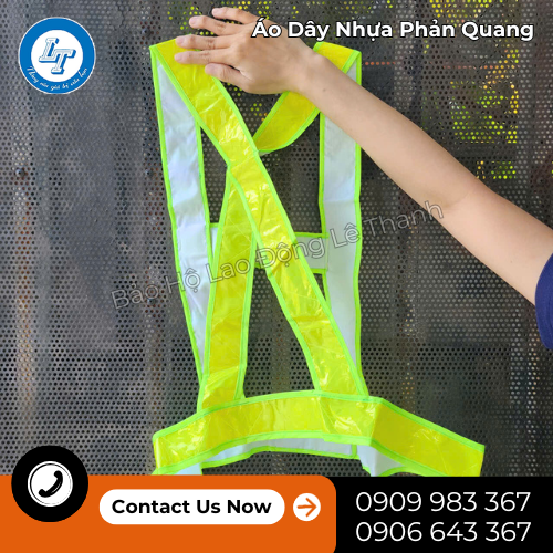 áo dây nhựa phản quang giá sỉ sốc cho công nhân, công trình 2 áo dây nhựa phản quang giá sỉ sốc cho công nhân, công trình 2