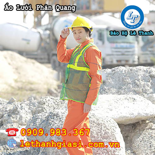 áo phản quang lưới công cụ nhỏ gọn, hiệu quả áo lưới