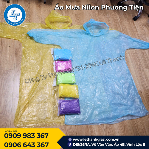 áo mưa nilon phương tiện dùng 1 lần áo mưa nilon phương tiện dùng 1 lần
