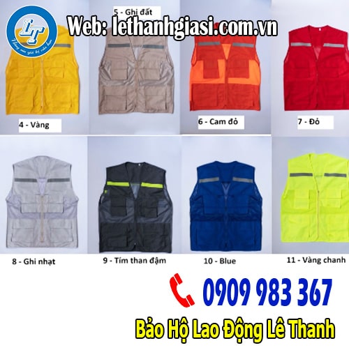 Màu sắc áo phản quang kỹ sư