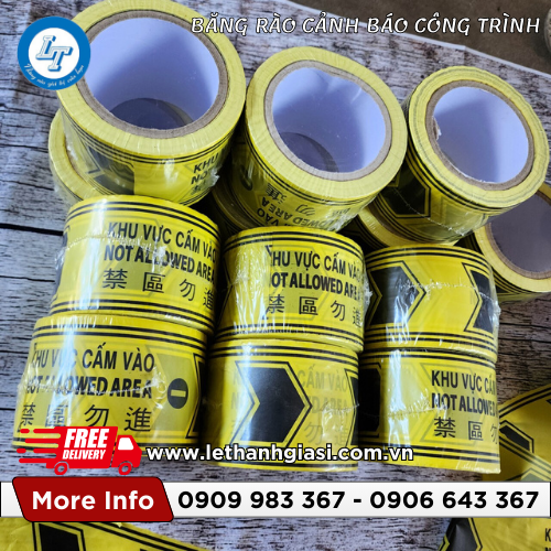 cuộn rào - băng rào cảnh báo chắn công trình giá sỉ 3 cuộn rào - băng rào cảnh báo chắn công trình giá sỉ 3