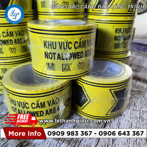 cuộn rào - băng rào cảnh báo chắn công trình giá sỉ 1 cuộn rào - băng rào cảnh báo chắn công trình giá sỉ 1