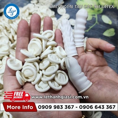 bao ngón tay cao su latex giá sỉ cho phòng khám 5 bao ngón tay cao su latex giá sỉ cho phòng khám 5