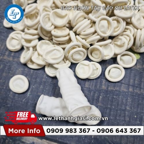 bao ngón tay cao su latex giá sỉ cho phòng khám 4 bao ngón tay cao su latex giá sỉ cho phòng khám 4