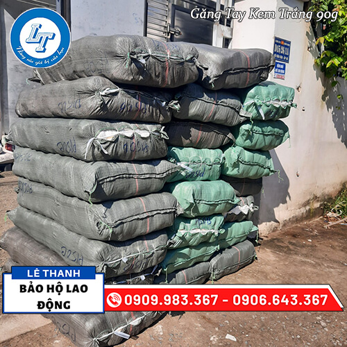 bán găng tay len kem trắng 2 viền giá sỉ bán găng tay len kem trắng 2 viền giá sỉ