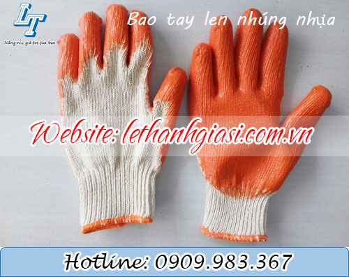 găng tay len nhúng nhựa 5 găng tay len nhúng nhựa 5