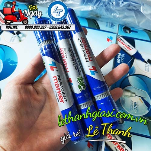 >>bút lông dầu Thiên Lông màu xanh<< >>bút lông dầu Thiên Lông màu xanh<<