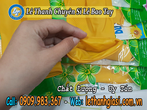 địa chỉ mua găng tay cao su hướng dương size s,m,l cao su hướng dương