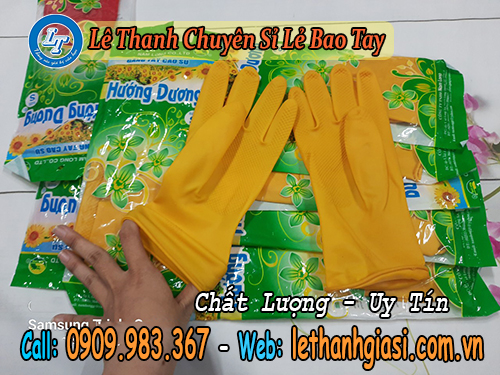 địa chỉ mua găng tay cao su hướng dương size s,m,l cao su hướng dương