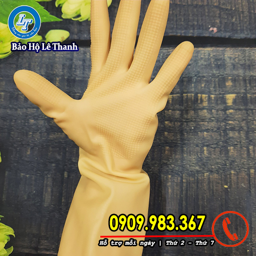 đông cầu vồng - găng tay chống hóa chất dầu mỡ gt đông cầu vồng